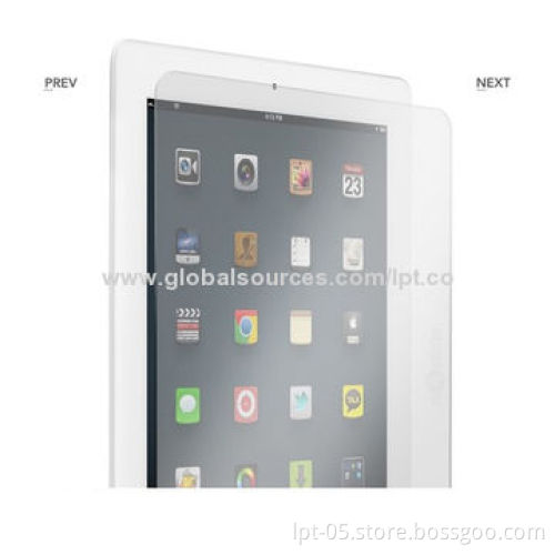Anti-scratch High-clear Glass Screen Protector for iPad 2/3/4/5, OEM/ODM, High Clear, OEM/ODM